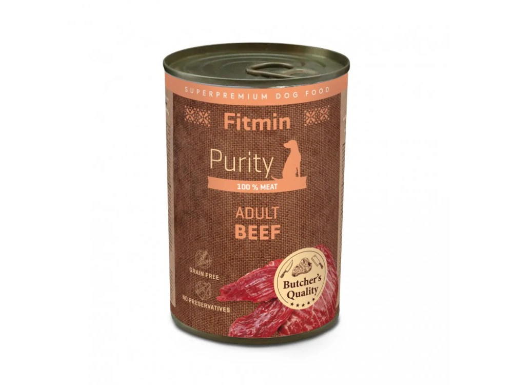 Fitmin dog Purity tin konz. Adult Beef 400g