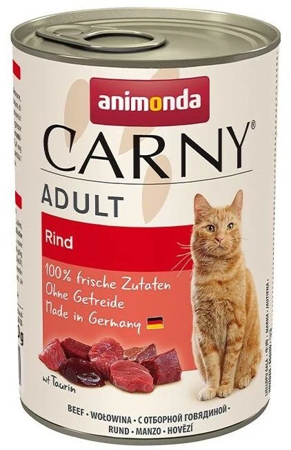 Animonda konz. kočka CARNY Adult hovězí 400g