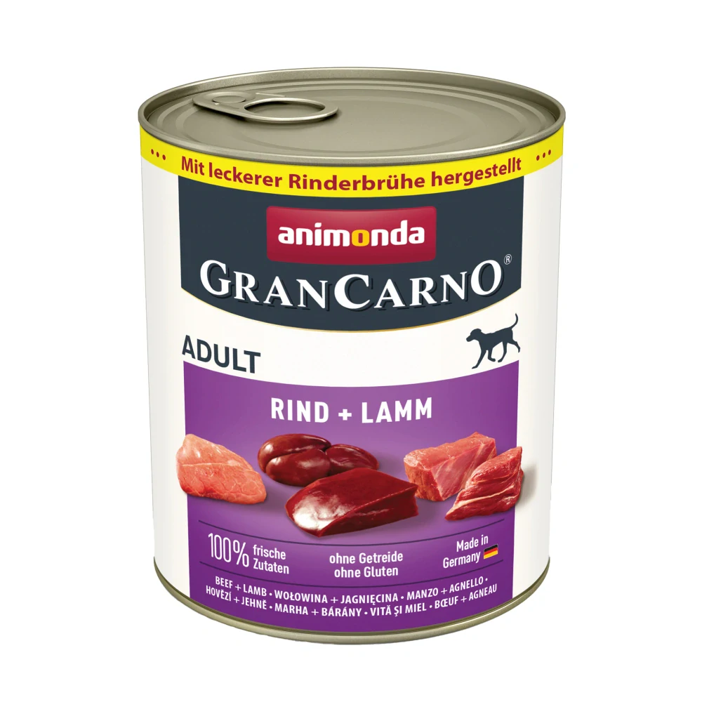 Animonda pes GRANCARNO konz. ADULT hovězí/jehněčí 800g
