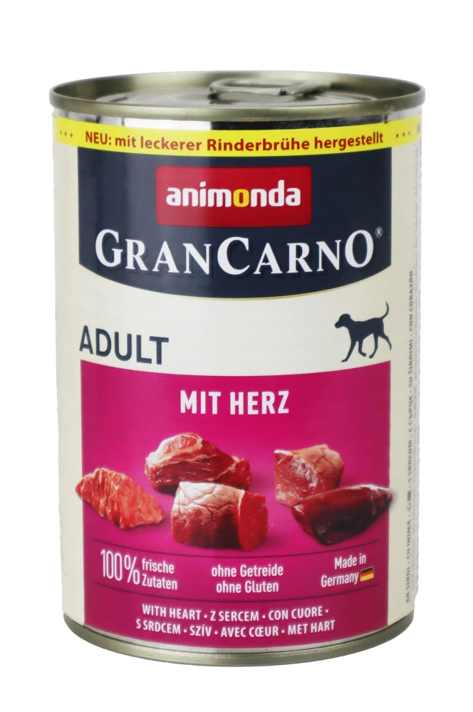 Animonda pes GRANCARNO konz. ADULT srdce 400g
