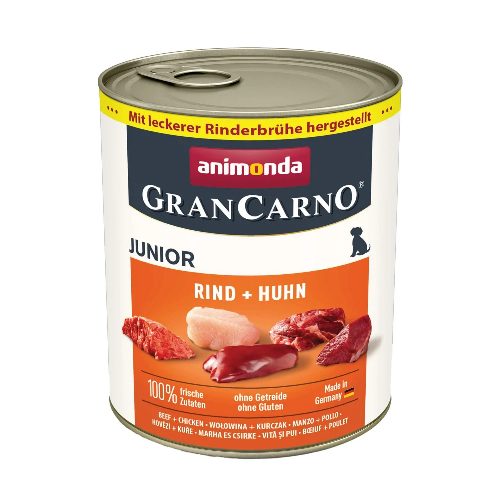 Animonda pes GRANCARNO konz. JUNIOR kuře/hovězí 800g