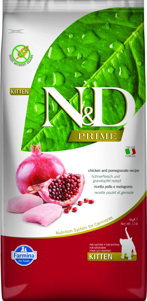 N&D PRIME CAT KITTEN Chicken & Pomegranate 5kg