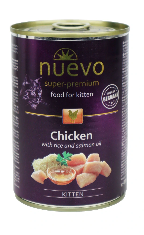 Nuevo kotě kuře konz. 400g