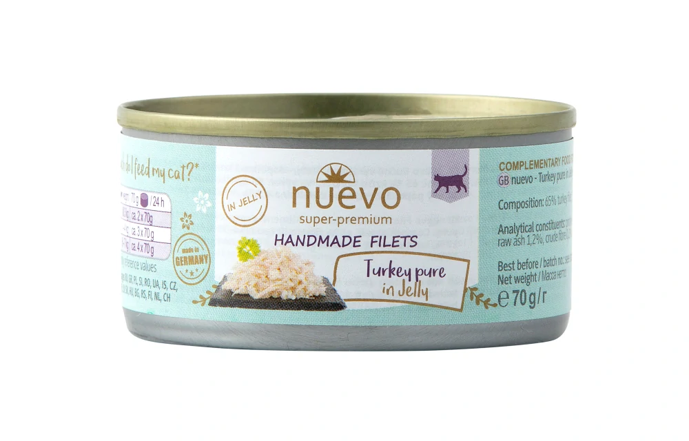Nuevo kočka Handmade Pure Krůta v želé konz. 70g