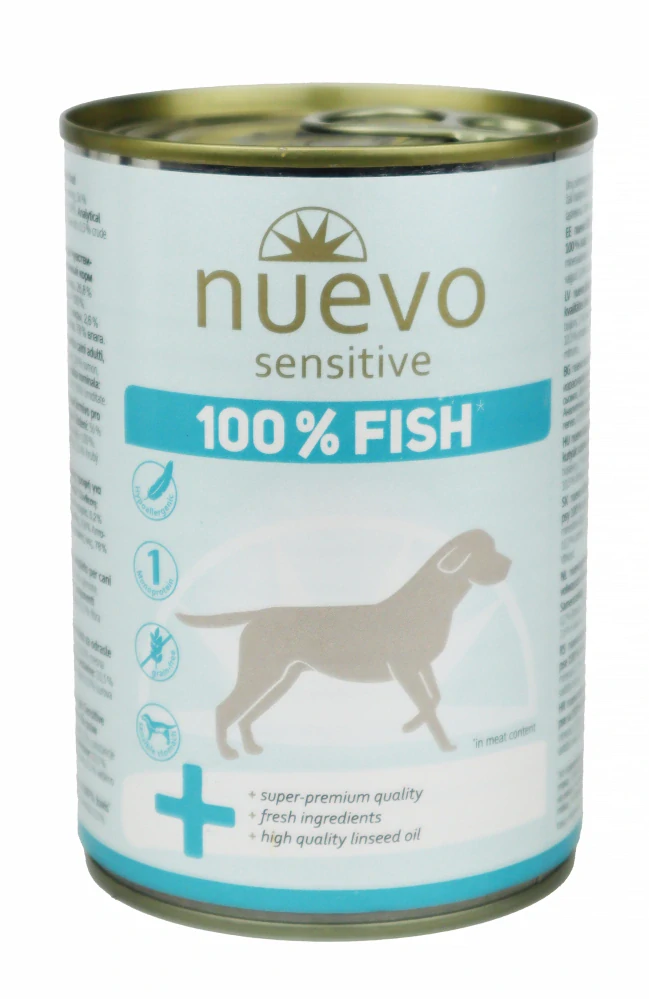 Nuevo pes Sensitive Rybí Monoprotein konz. 375g