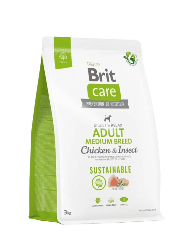 Brit Care Dog Sustainable Adult Medium Breed 3 kg