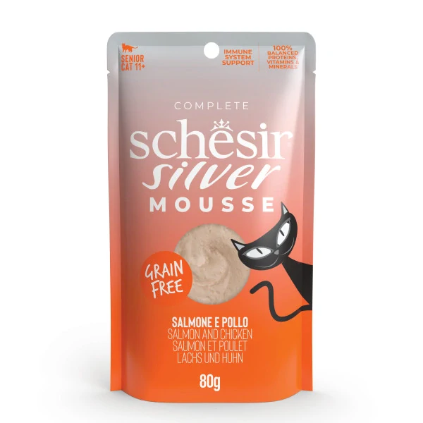 Schesir Cat kapsa Senior Lifestage Mousse los/kuř 80g