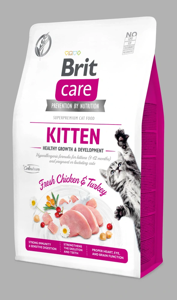 Brit Care Cat GF Kitten Healthy Growth&Development 2kg