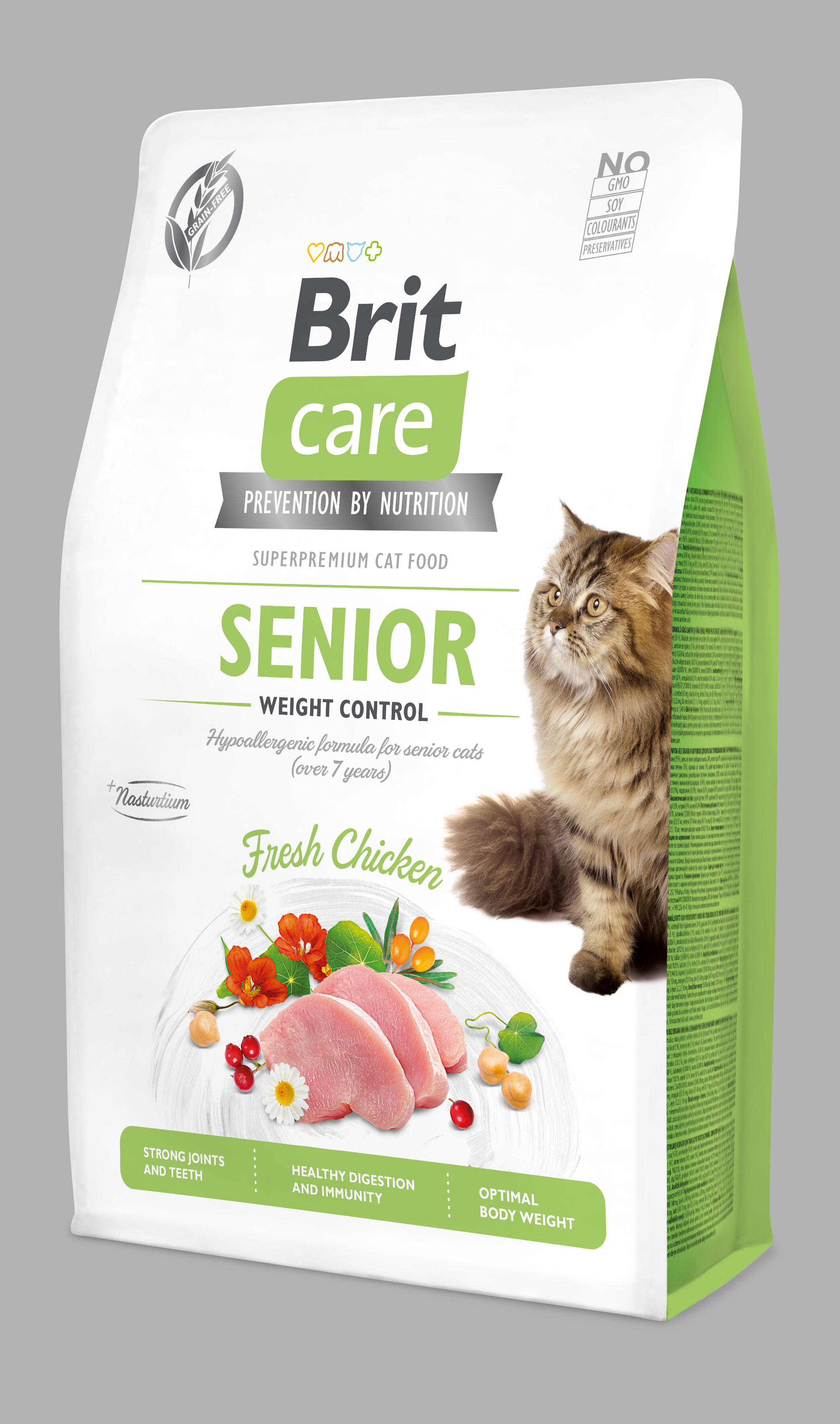 Brit Care Cat GF Senior Weight Control 2kg