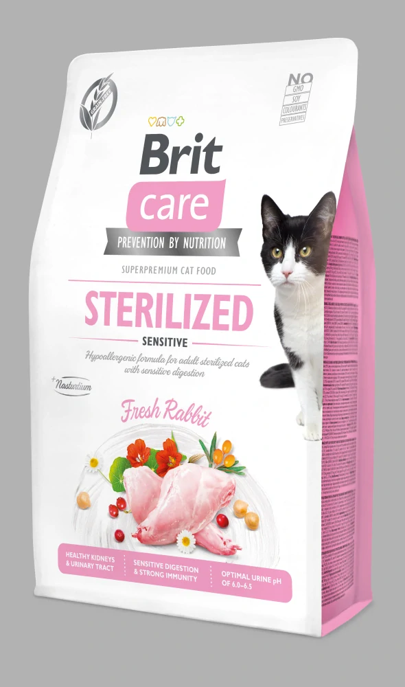 Brit Care Cat GF Sterilized Sensitive 2kg