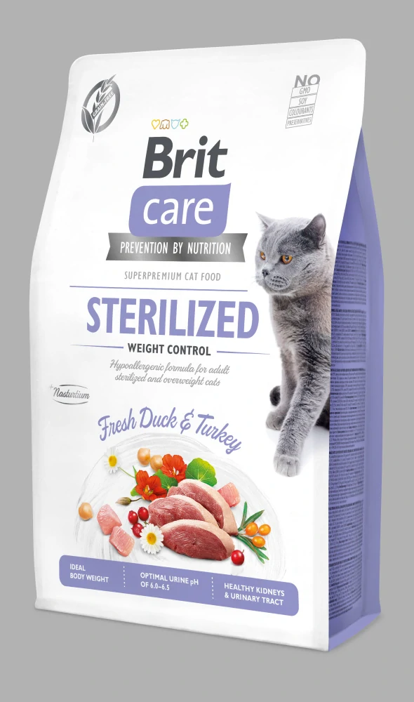 Brit Care Cat GF Sterilized Weight Control 2kg