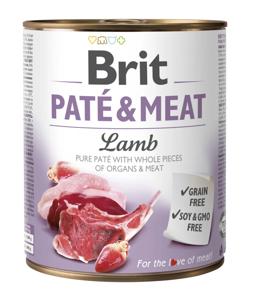 Brit Dog konz Paté & Meat Lamb 800g