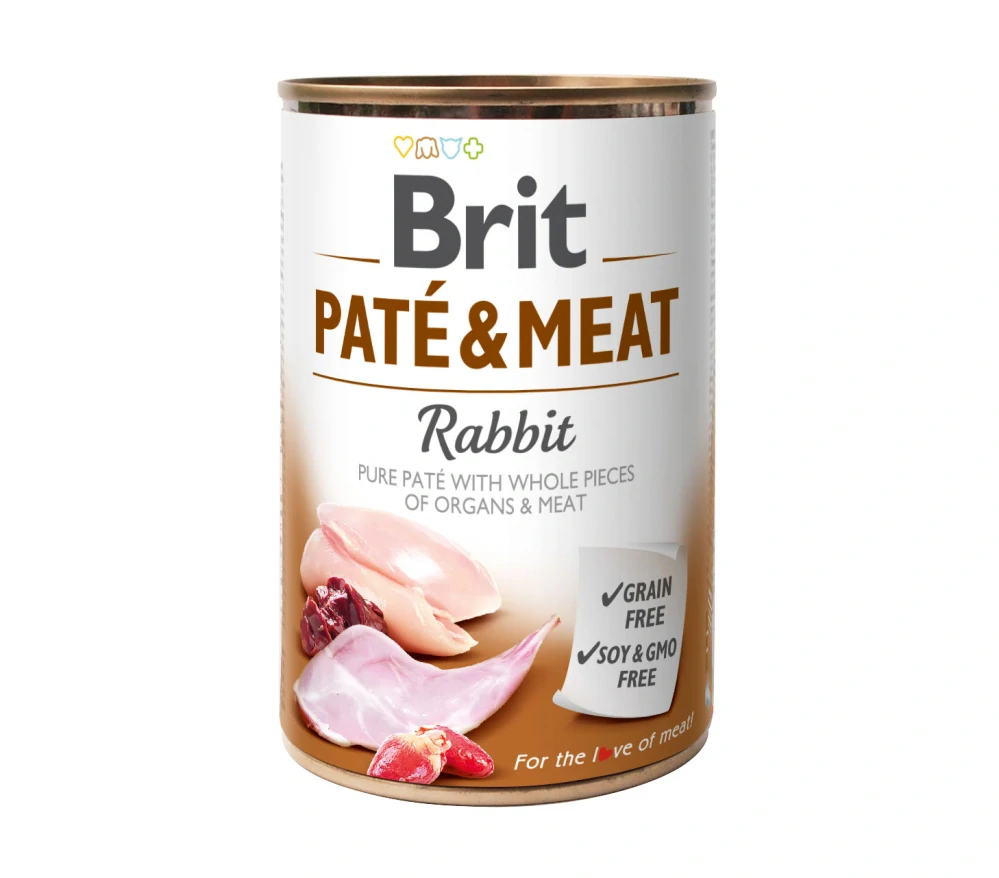 Brit Dog konz Paté & Meat Rabbit 800g
