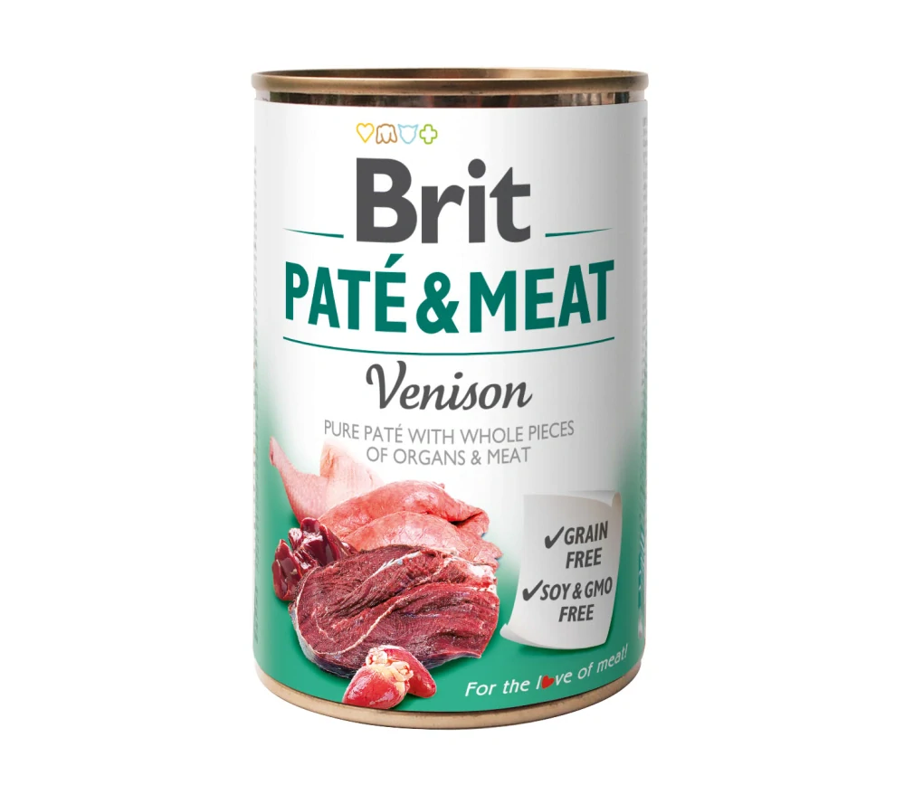 Brit Dog konz Paté & Meat Venison 800g