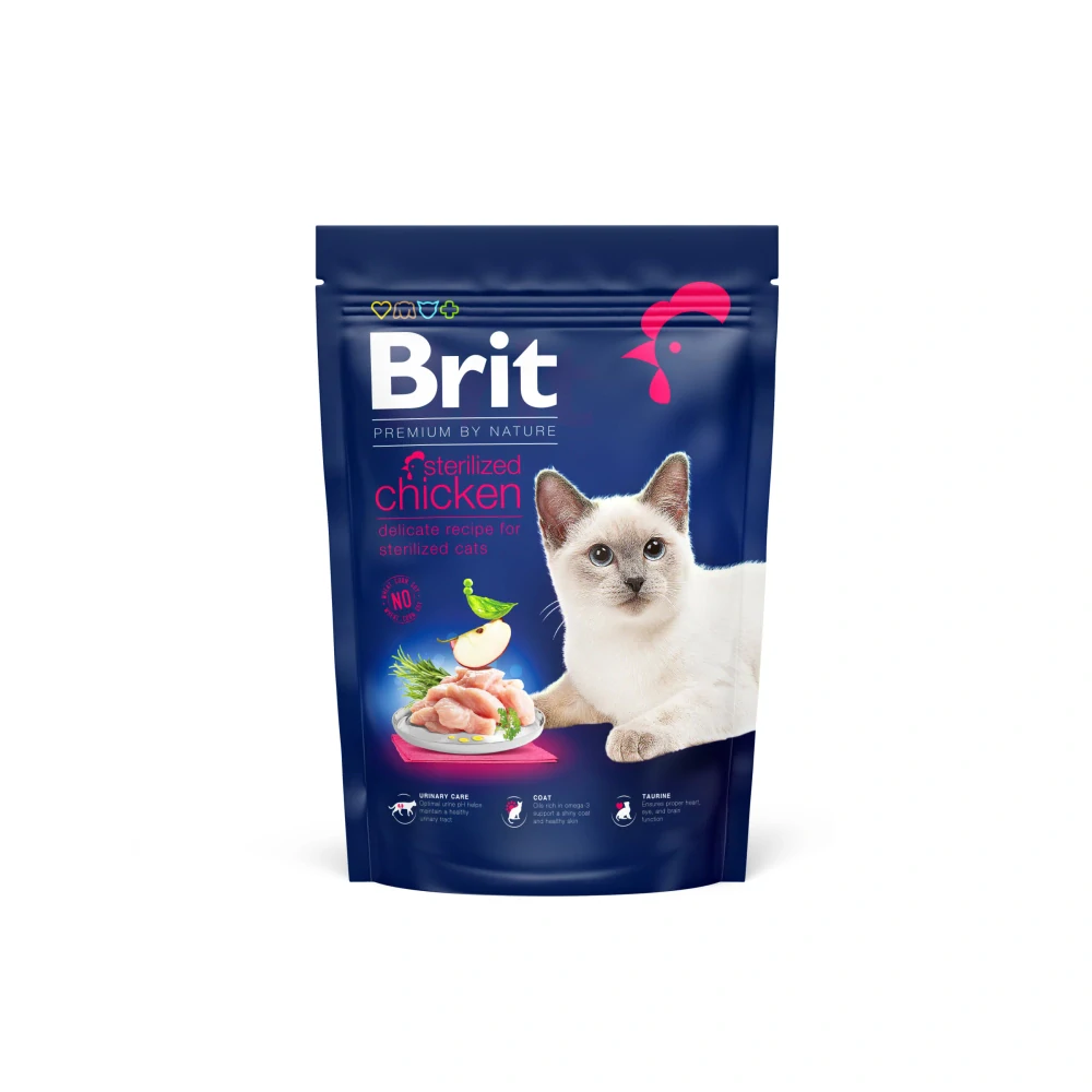 Brit Premium Cat by Nature Sterilized Chicken 800g