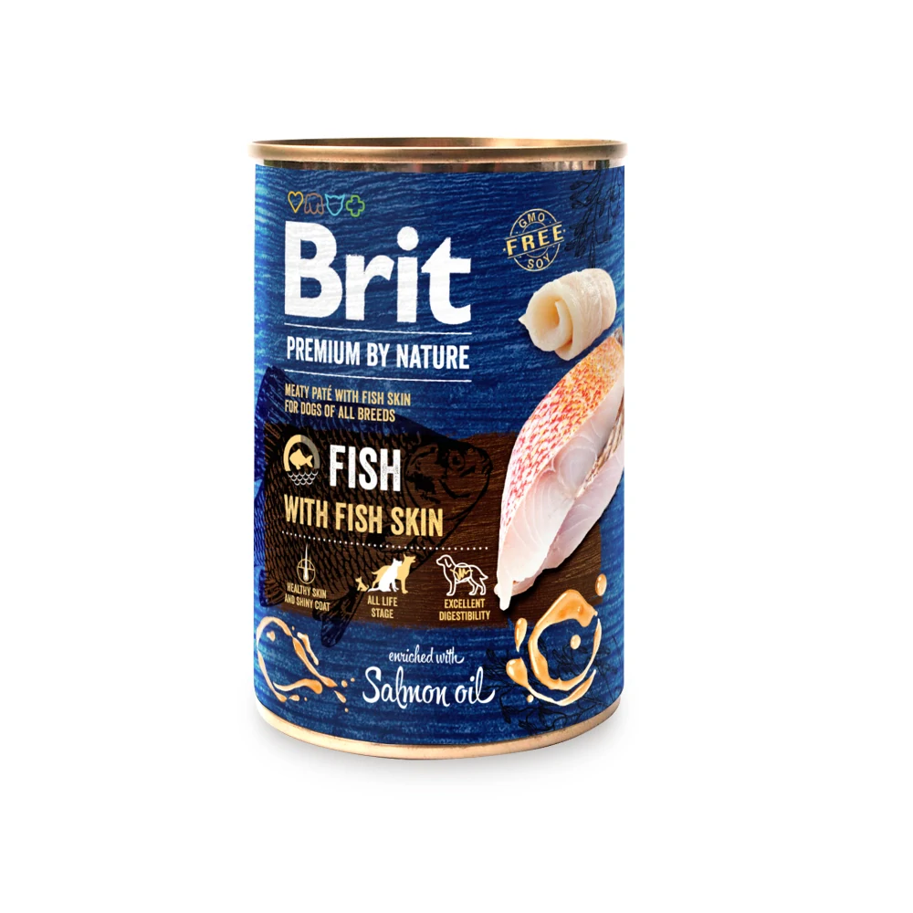 Brit Premium Dog by Nature konz Fish&Fish Skin 400g