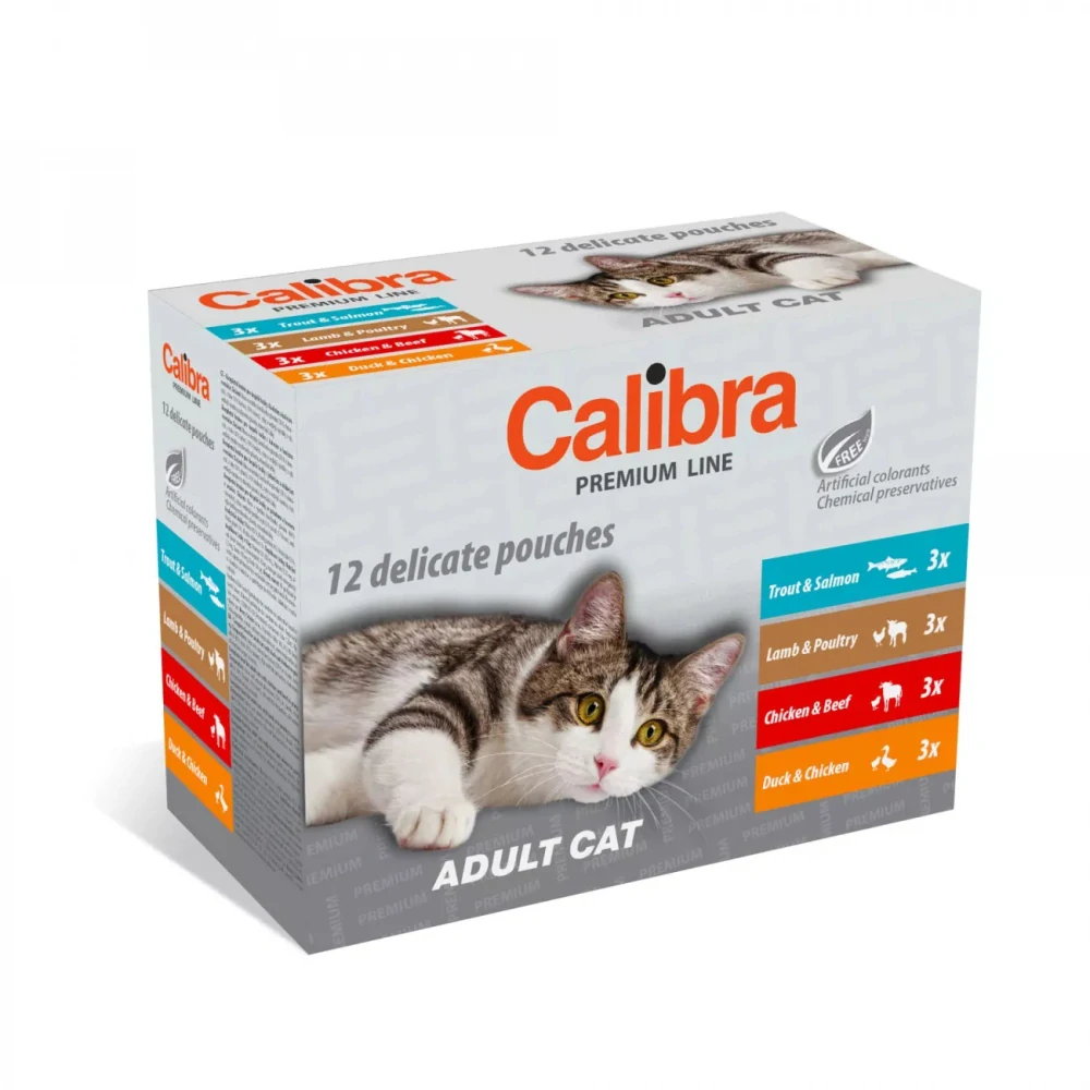 Calibra Cat kapsa Premium Adult multipack 12x100g