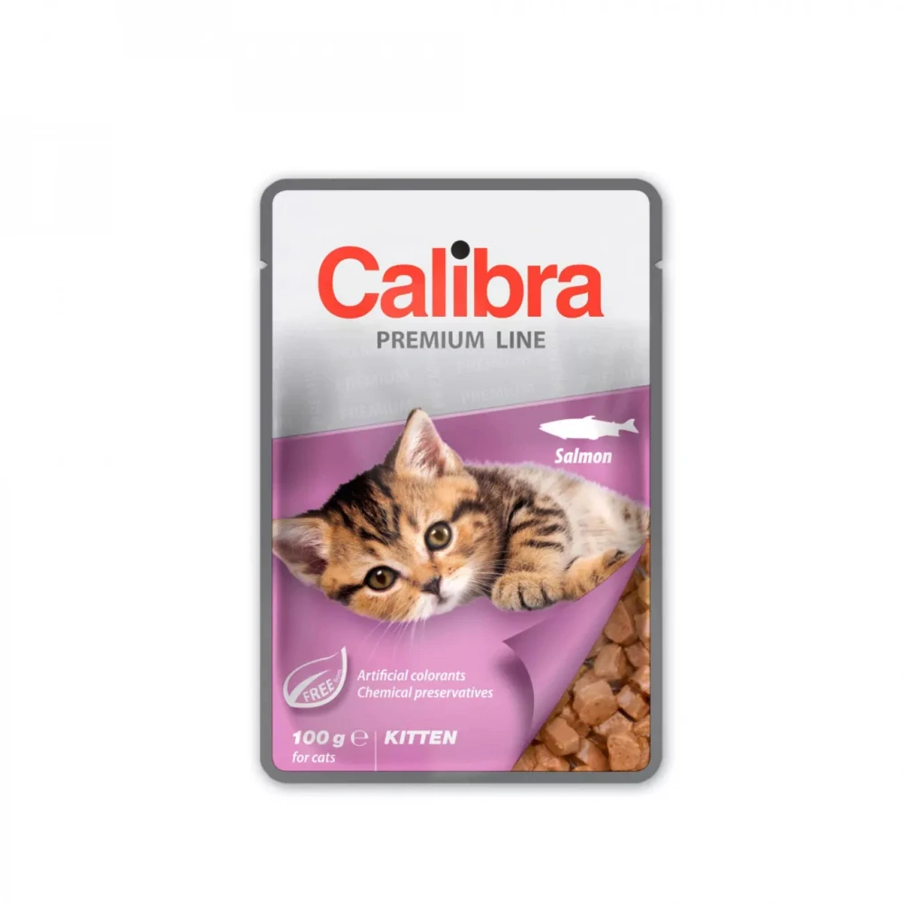 Calibra Cat kapsa Premium Kitten Salmon 100g