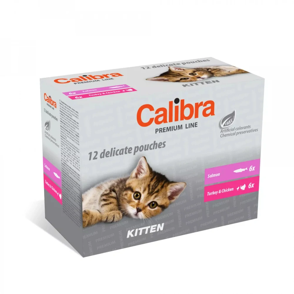 Calibra Cat kapsa Premium Kitten multipack 12x100g