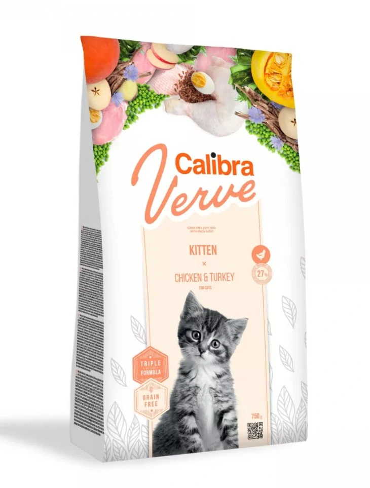 Calibra Cat Verve GF Kitten Chicken&Turkey 3,5kg