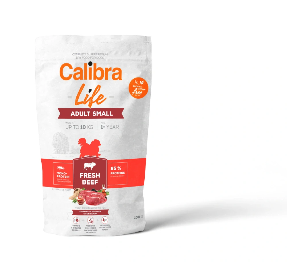 Calibra Dog Life Adult Small Fresh Beef 100g