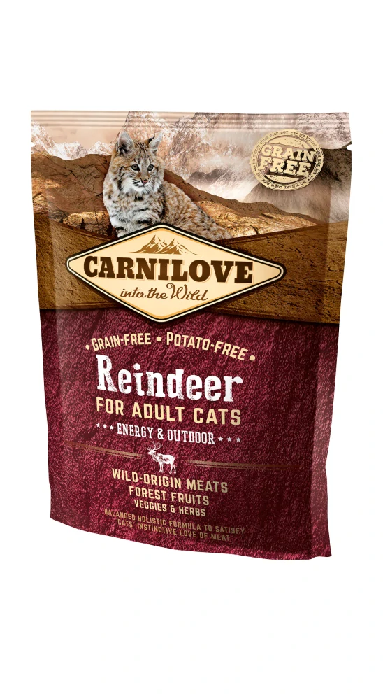 Carnilove Cat Reindeer for Adult Energy & Outdoor 400g