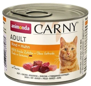 Animonda konz. kočka CARNY Adult hov/kuře 200g