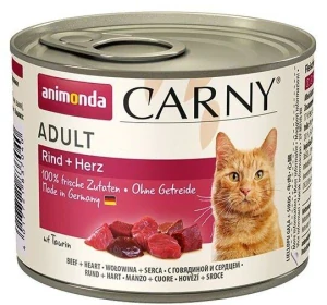 Animonda konz. kočka CARNY Adult hovězí srdce 200g