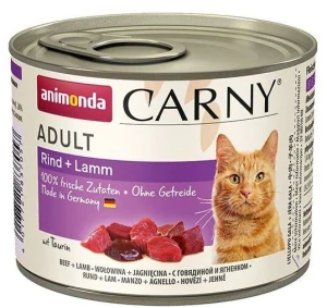 Animonda konz. kočka CARNY Adult hovězí/jehněčí 200g