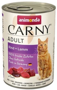Animonda konz. kočka CARNY Adult hovězí/jehněčí 400g