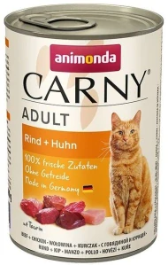 Animonda konz. kočka CARNY Adult hovězí/kuřecí 400g