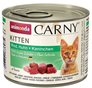 Animonda konz. kočka CARNY Kitten drůbeží/králík 200g