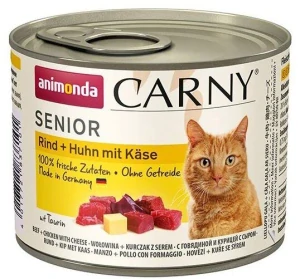 Animonda konz. kočka CARNY SENIOR kuře/sýr 200g
