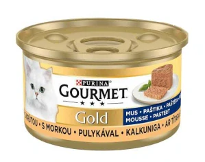 Gourmet Gold konz. kočka pašt. jemná krůta 85g