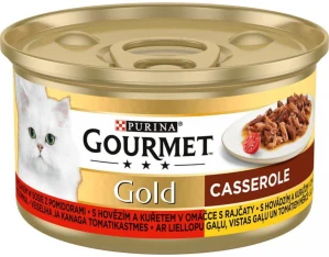 Gourmet Gold konz. kočka pašt.hov.a kuře v rajč.om.85g