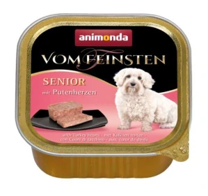 Animonda paštika pes Senior krůtí srdíčka 150g