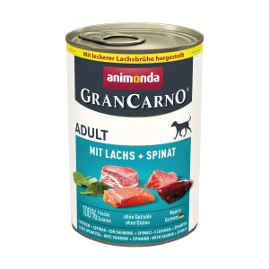 Animonda pes GRANCARNO konz. ADULT losos/špenát 400g