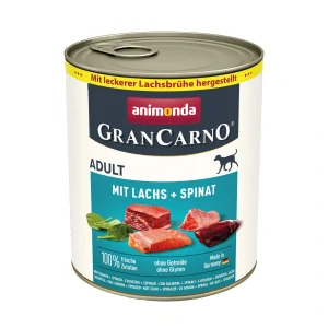 Animonda pes GRANCARNO konz. ADULT losos/špenát 800g