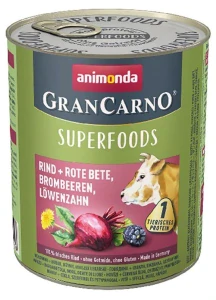 Animonda pes GRANCARNO konz. Superfoods hovězí 800g