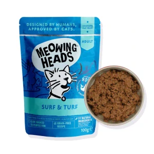 MEOWING HEADS Surf&Turf kapsa 100g
