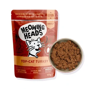 MEOWING HEADS Top Cat Turkey kapsa 100g