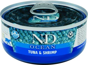 N&D CAT OCEAN Adult Tuna & Shrimp 70g