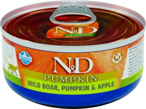 N&D CAT PUMPKIN Adult Boar & Apple 70g
