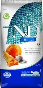 N&D OCEAN CAT Adult Herring, Pumpkin & Orange 5kg