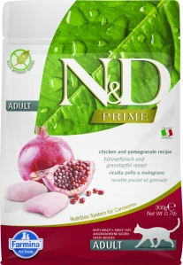 N&D PRIME CAT Adult Chicken & Pomegranate 300g