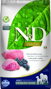N&D PRIME DOG Adult M/L Lamb & Blueberry 2,5kg