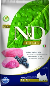 N&D PRIME DOG Adult Mini Lamb & Blueberry 2,5kg