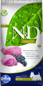 N&D PRIME DOG Adult Mini Lamb & Blueberry 7kg