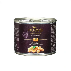 Nuevo kotě kuře a losos konz. 200g
