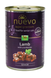 Nuevo kočka Senior Jehněčí s brusinkami konz. 400g